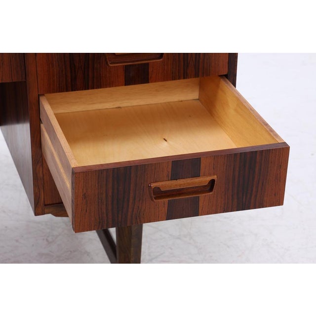 Vintage Danish Rosewood Desk, 1960s For Sale - Image 13 of 18