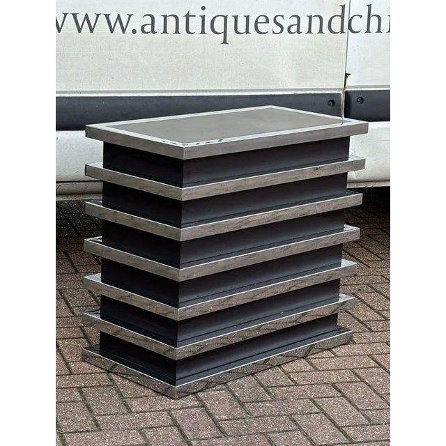 Mid-Century Chrome Console Table For Sale - Image 6 of 13