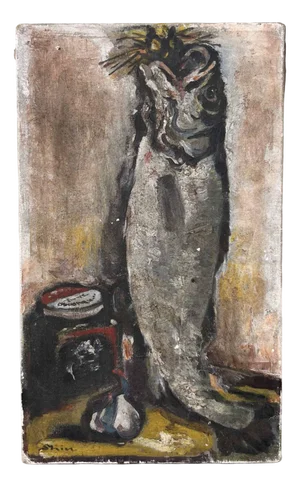 Japanese Shōwa Period Artist, Still Life, 1950s, Oil on Canvas