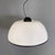 Italian Modern White and Black Acrylic Glass Ceiling Light from Guzzini, 1970s For Sale - Image 6 of 17