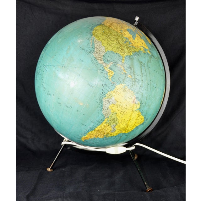 Crystal Globe from George Philip & Son, 1970s For Sale - Image 13 of 13