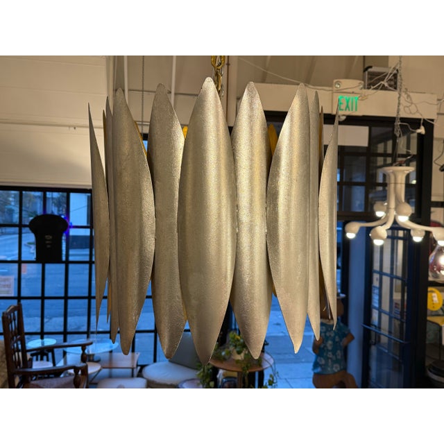 Design Plus Gallery presents a Large Hatton Chandelier by Barry Goralnick for Visual Comfort. Visually impressive fixture...