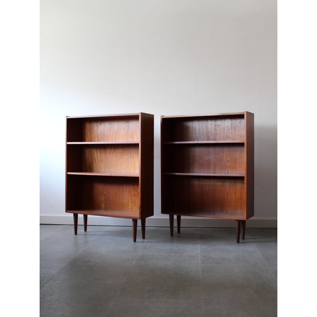 Vintage Danish Bookcases in Teak, 1960s, Set of 2 For Sale - Image 16 of 16