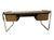 Peter Protzman for Herman Miller Zebrawood & Chrome Desk, Tubular Collection, 1970-1971 For Sale