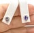 Traditional Diamond Sapphire Earrings 18k White Gold Stud 0.60 TCW Certified For Sale - Image 3 of 8