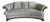Late 20th Century Bernhardt Curved Sofa With Rolled Back For Sale