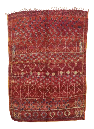 Vintage Berber Moroccan Rug - 06'11 X 10'00