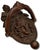 Large Size - Outstanding Authentic Antique Victorian Solid Bronze Medusa - Gorgon Door Knocker Circa Late 19th Century For Sale In Boston - Image 6 of 17