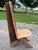 1960s Vintage Primitive Live Edge Slab Stargazer Viking Chair (47x12) For Sale - Image 5 of 18