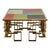Low Living Room Table in Chrome-Gold Steel and Multicolored Murano Glass Top, 1980s For Sale - Image 4 of 7