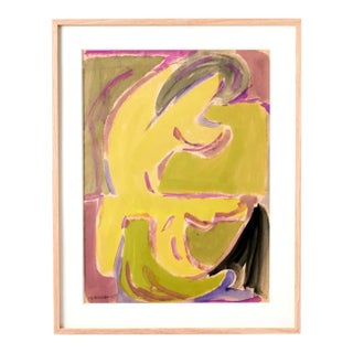 Framed Abstract 1 by E. J. Hartmann, 1965 For Sale