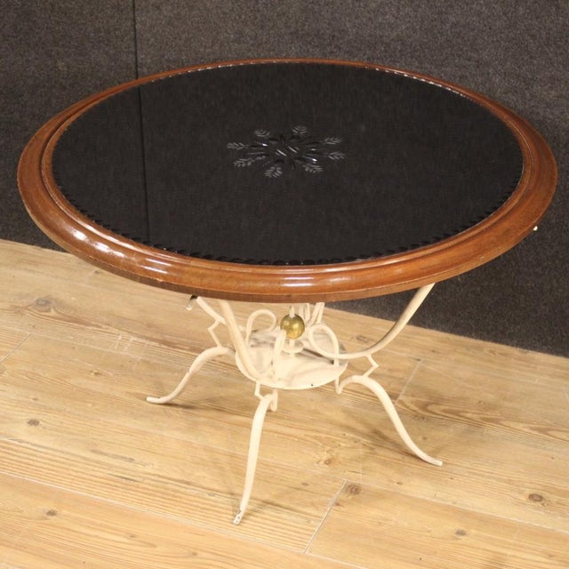 1960s French Coffee Table in Painted Metal, 1960s For Sale - Image 5 of 13