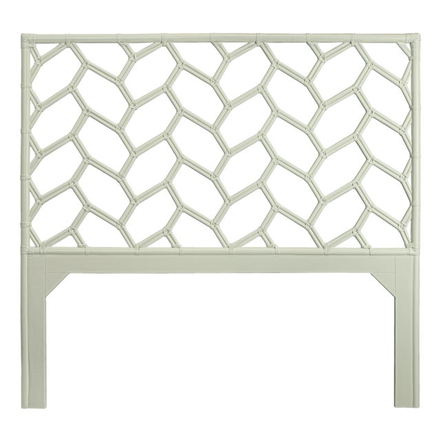 Silas Headboard Queen - Celery Green For Sale
