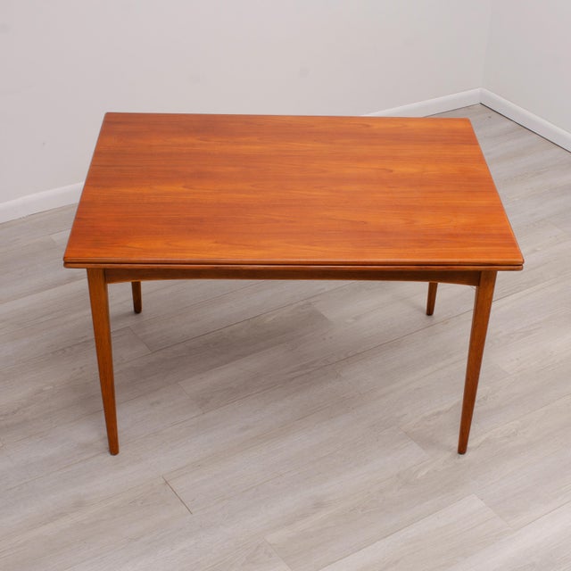 1960s Dux Nils Jonsson Mid Century Modern Teak Flip Top Dining Table