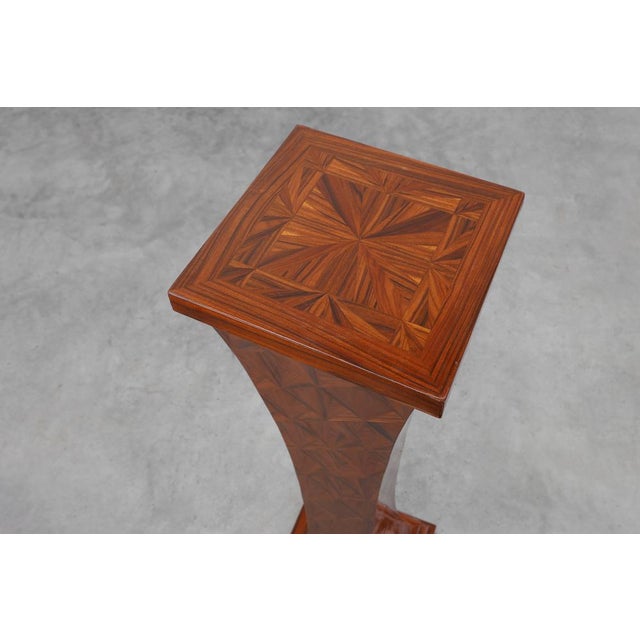 Large Art Deco Console in Wood Marquetry, France, 1920s For Sale - Image 6 of 11