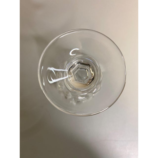 Vintage Nachtmann Helena Crystal Cordial/Sherry Cut Teardrop Glasses