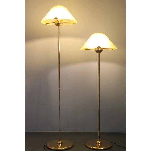 Metal Floor Lamps in Brass Finish from VeArt,1980s, Set of 2 For Sale - Image 7 of 18