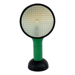Drive Green Table Lamp attributed to Adalberto Dal Lago for Bieffeplast-Francesconi, 1970 For Sale
