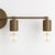 Contemporary Handcrafted Brass 4-Light Vanity Sconce, Antique Brass Bathroom Mirror & Wall Picture Light For Sale - Image 4 of 12