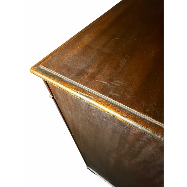 Wood Antique Mahogany Sheet Music Cabinet For Sale - Image 7 of 11