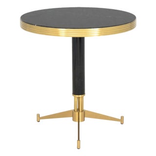 Art Deco Style Marble Top Side Table For Sale
