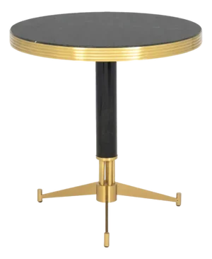 Art Deco Style Marble Top Side Table