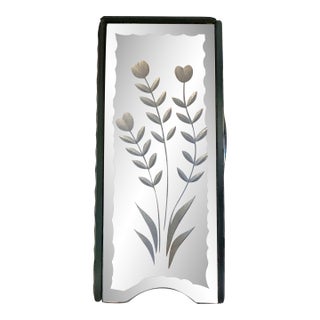 Vintage Glass/Crystal Clock For Sale