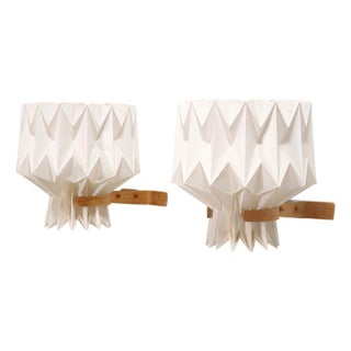 Wall Lamps by Peter Hvidt and Orla Molgaard Nielsen for Le Klint, 1960s, Set of 2 For Sale