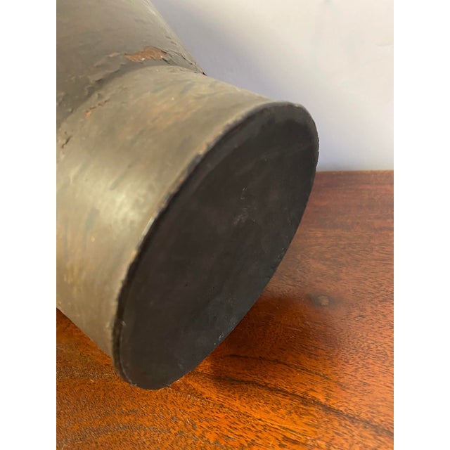 Bronze Interlude Home Distressed Metal Urn With Lid For Sale - Image 8 of 8