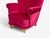 Swedish Cabinetmaker, Lounge Chairs, Red Velvet, Lacquered Wood, Sweden, 1940s For Sale - Image 10 of 13
