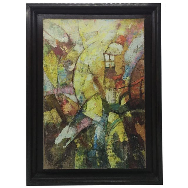 Archer - Abstract Painting, Oil on Canvas - Alfonso Pragliola - Italy, in Flawless conditions. Designed from 2000