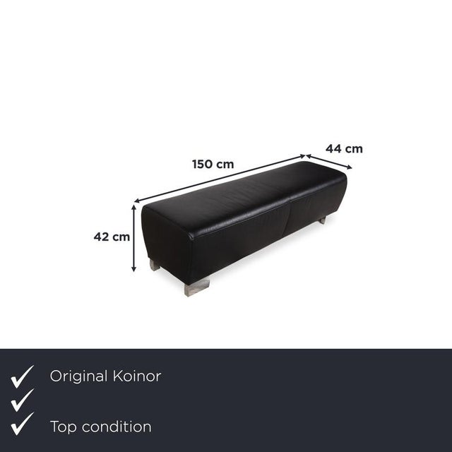 with this ottoman from Koinor, you get a long, upholstered piece that can be used in a variety of ways. Its clean,...