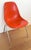 Orange 1960s Eames for Herman Miller Red-Orange Fiberglass DSS Stacking Side Chair For Sale - Image 8 of 11