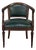 Antique French Louis XVI Neoclassical Mahogany Armchair by Hirler of Alsace For Sale