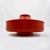 Contemporary Vintage Space Age UFO Jar in Orange Plastic by Luigi Massoni for Guzzini, 1960s For Sale - Image 3 of 14