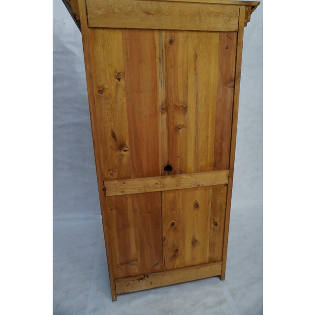 Late 20th Century Late 20th Century Carved Wooden Armoire Made in Mexico For Sale - Image 5 of 13