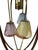 1960s 1960s Mid-Century Modern Walnut & Brass Cage Lamps - Set of 2 For Sale - Image 5 of 10