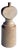 Vintage Dansk Beechwood Salt and Pepper Mill Designed by Jens Harald Quistgaard For Sale