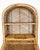 Boho Chic Vintage Woven Wicker Etagere Cabinet Hutch For Sale - Image 3 of 12
