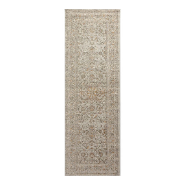 Chris Loves Julia x Loloi Rosemarie Ivory / Natural 2'-7" x 8'-0" Runner Rug For Sale