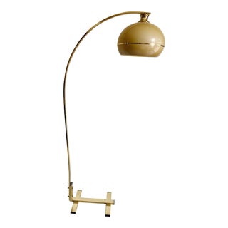 Harvey Guzzini Style Arch Floor Lamp For Sale