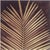 Decorative Art Glass Work with Palm Leaf, Late 20th Century For Sale