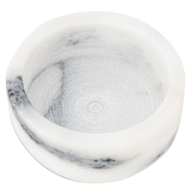 Marble Wine Bottle Coaster, White For Sale - Image 4 of 4