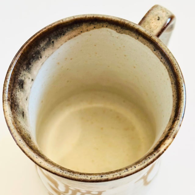 Ceramic Mid Century Pottery Bird Mug For Sale - Image 7 of 8