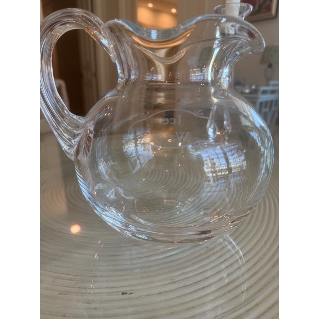 English William Yeoward Vase and or Water Pitcher For Sale - Image 3 of 5