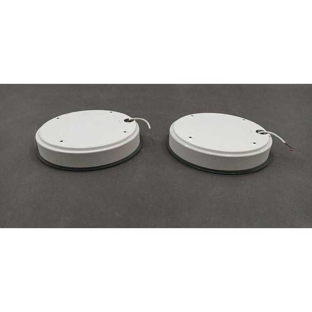 White Industrial Wall Lamps, 1990s, Set of 2 For Sale - Image 8 of 18