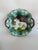 Three (3) vintage Majollica dog themed plates. Details: Victorian era (late 1800's). Set of three (3) Majollica plates...