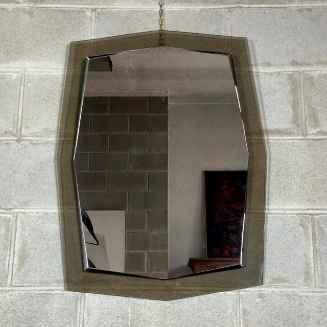 Smoked Glass Mirror from Fontana Arte, 1970s For Sale - Image 10 of 10