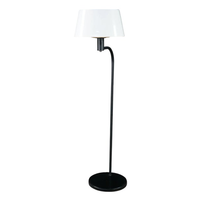 Vintage Lightolier Pl-2912 Mid-Century Modern Minimalist Gooseneck Floor Lamp For Sale