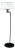 Vintage Lightolier Pl-2912 Mid-Century Modern Minimalist Gooseneck Floor Lamp For Sale